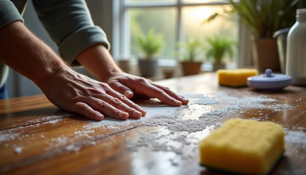 Comment éliminer la graisse sur les volets de la cuisine le matin