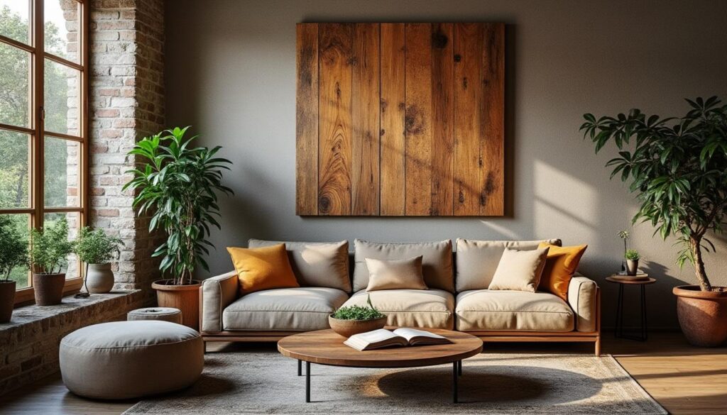 Décorer avec un tableau mural en bois au style ancien