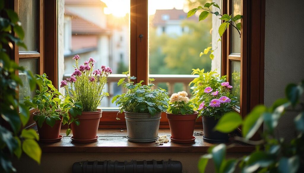 L’arrosage optimal des vivaces sur balcon dans la maison