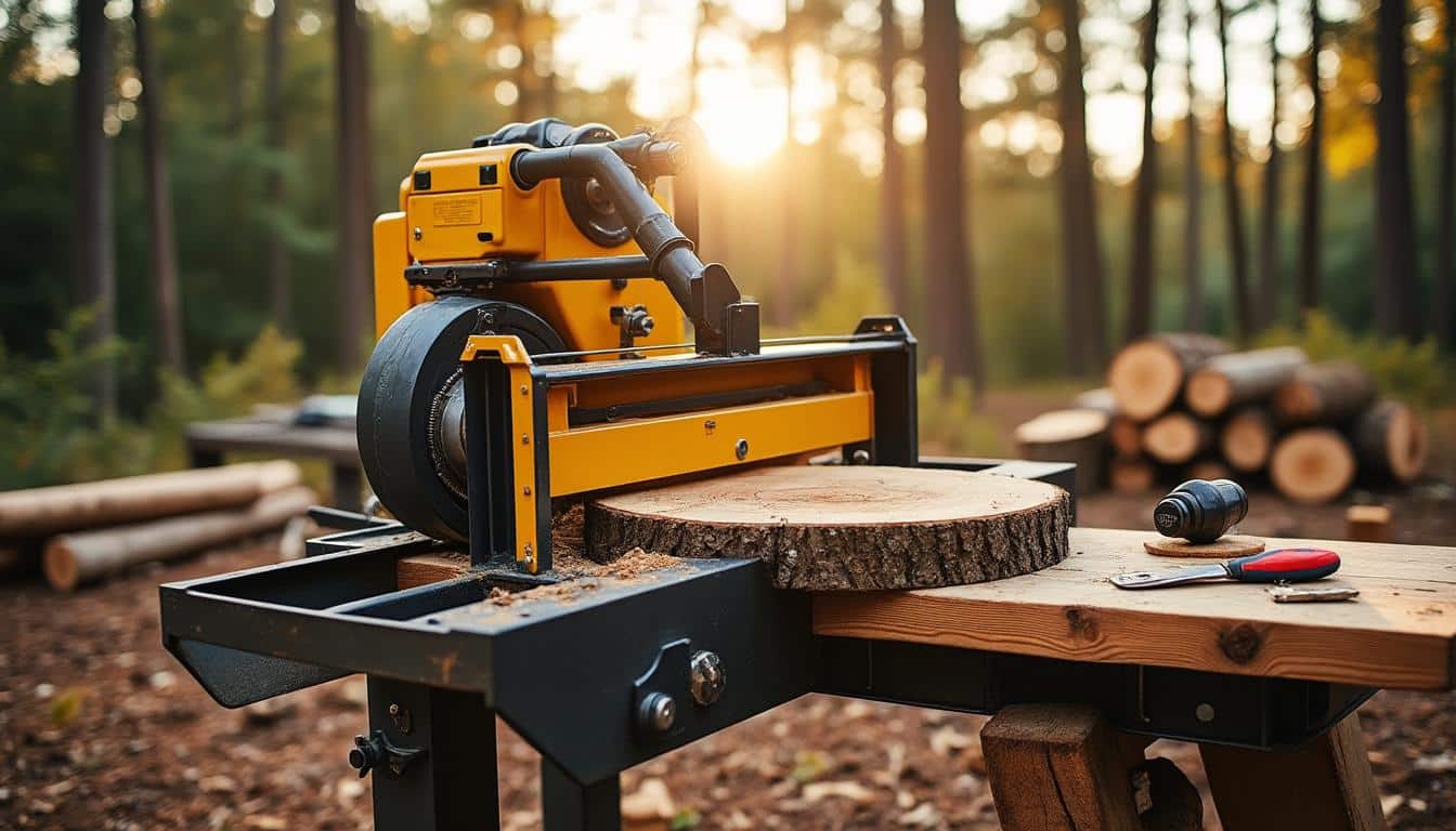 Illustration: Les composants clés du banc de scie prise de force et leurs spécificités techniques