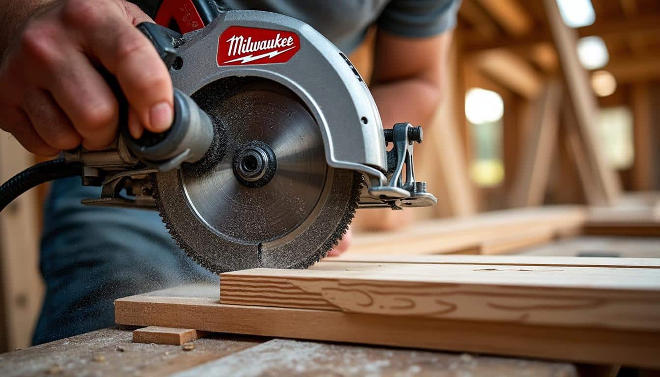 Illustration: Les caractéristiques techniques clés des scies circulaires Milwaukee pour une coupe précise