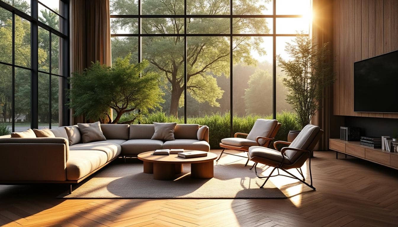 Comment réussir l’agencement du salon moderne avec du parquet élégant ?