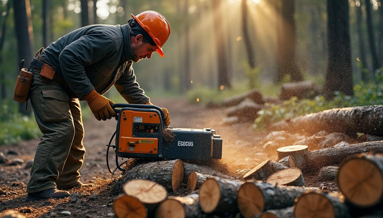 Combiné scie fendeuse : guide complet pour un bois préparé efficacement