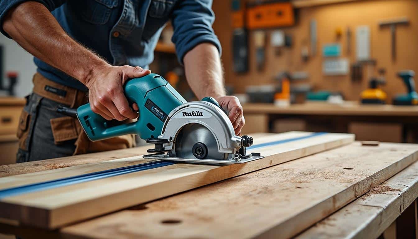 Illustration: Maîtriser le fonctionnement et l’installation du guide pour scie circulaire Makita