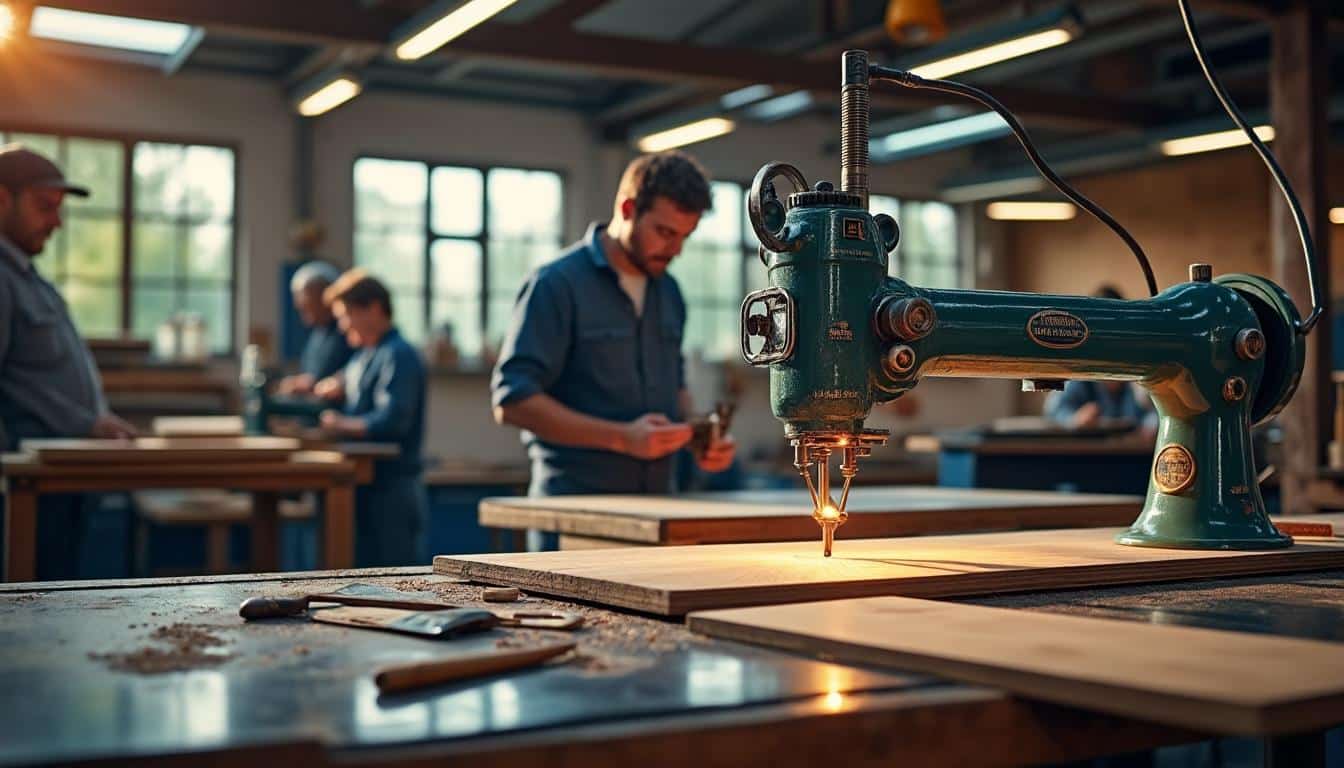 Illustration: Zoom technique sur les modèles emblématiques de la scie à format Felder