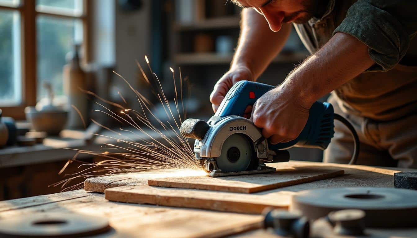Scie circulaire Bosch filaire : puissance et précision garanties