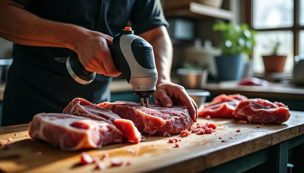 Scie à viande électrique : guide complet pour découpe rapide et précise