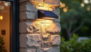Applique murale solaire : éclairage extérieur autonome et écologique