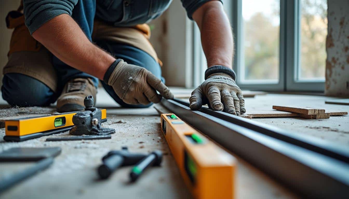 Illustration: Comprendre le rôle du rail placo et les matériaux indispensables