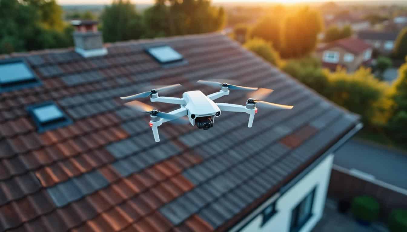 Illustration: Comprendre l’inspection de toiture réalisée par drone : principes et avantages