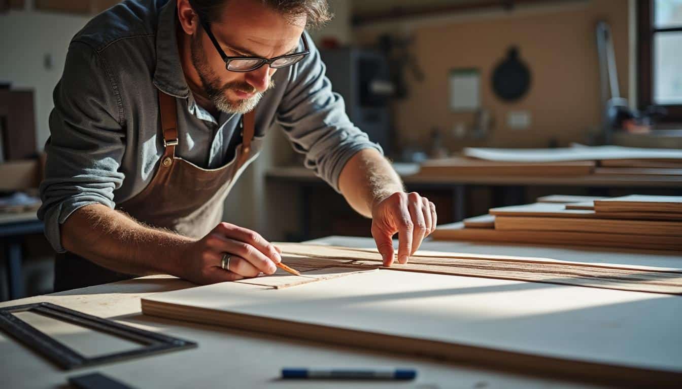 Illustration: Comprendre les spécificités du plan de travail stratifié avant la découpe