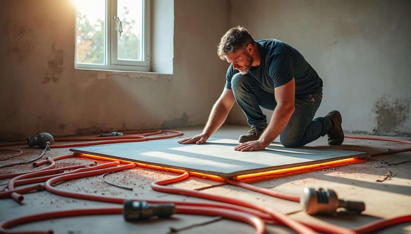 Prix du plancher chauffant au m2 : guide complet et tarifs clés