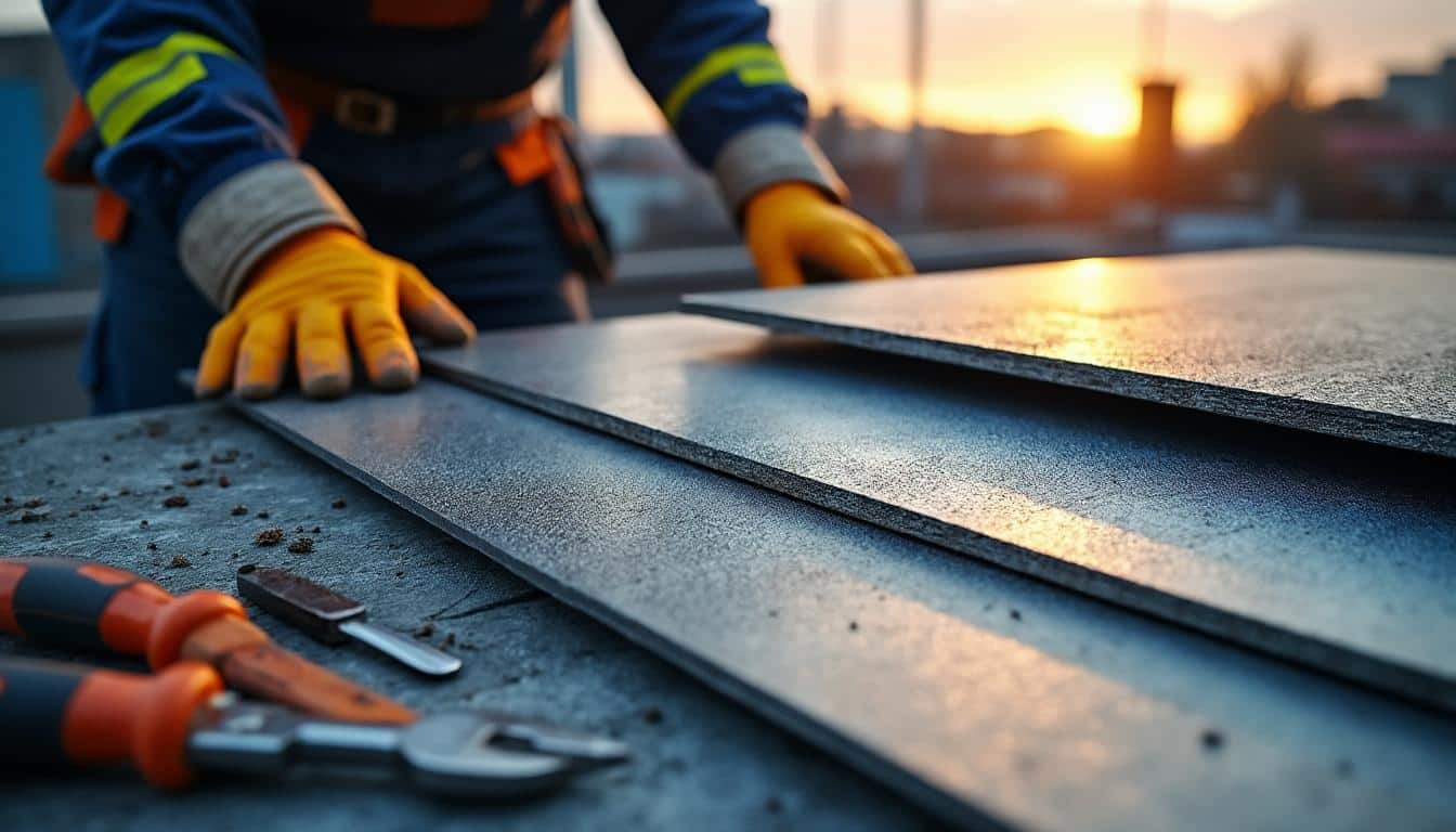 Illustration: Les différents types de tôles isolées pour bardage et couverture