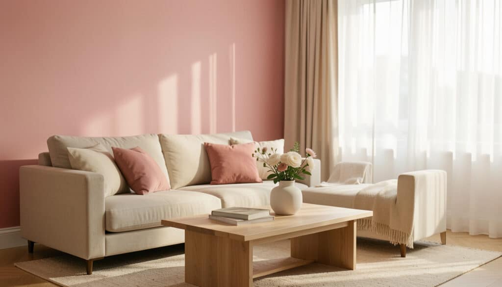 Peinture rose poudré : idées déco et bonnes associations