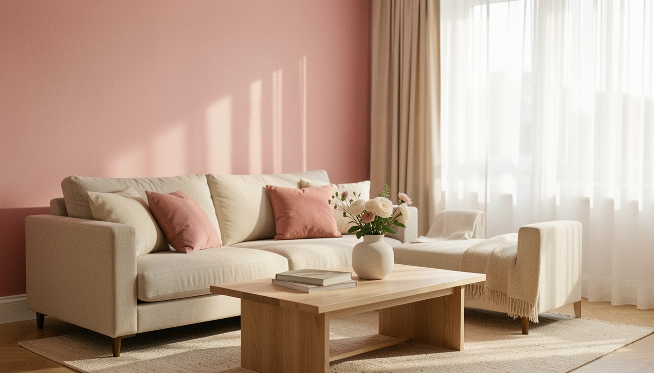 Peinture rose poudré : idées déco et bonnes associations